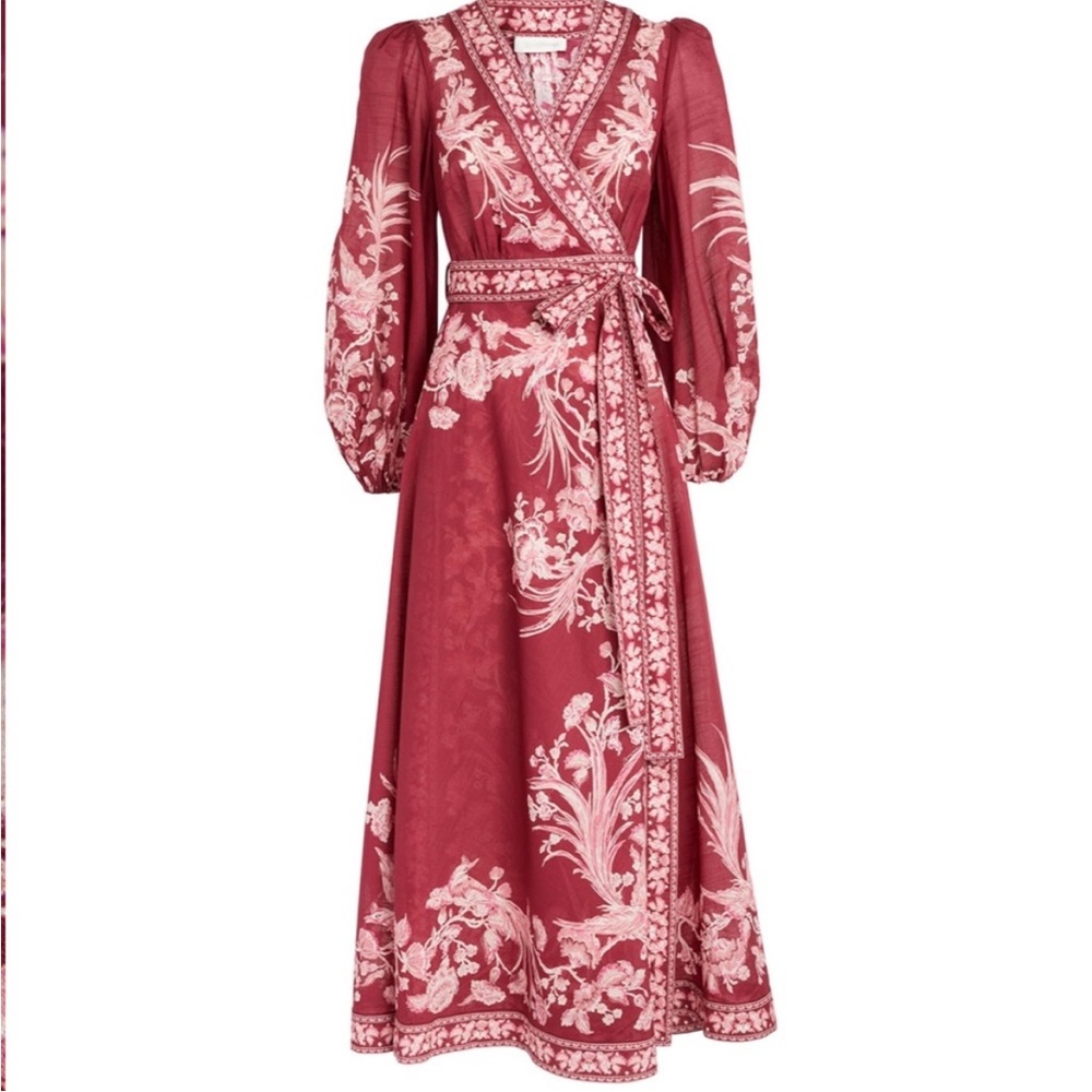 Zimmermann Printed Tiggy Dress size 3 US 10. Worn once